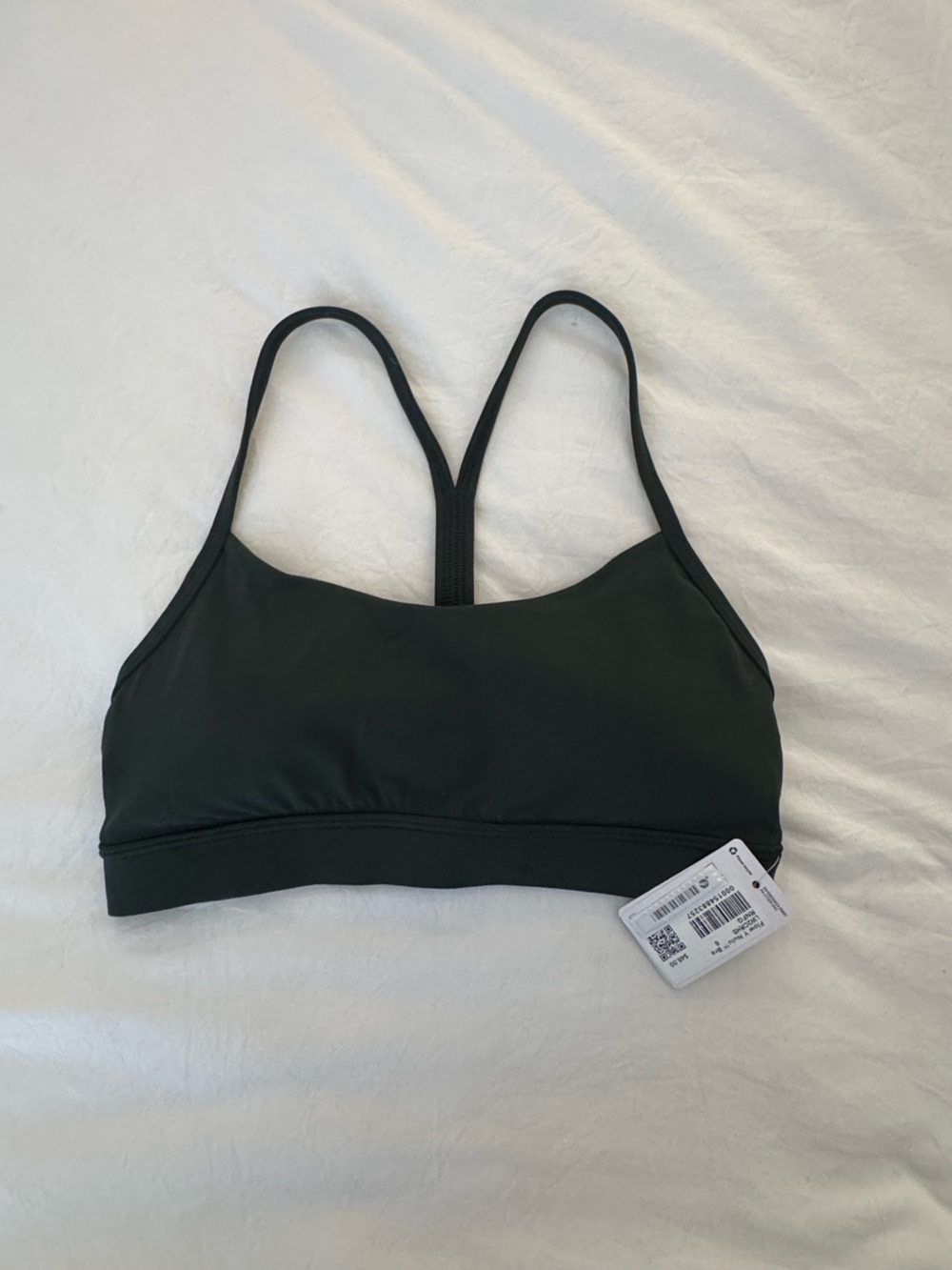 lululemon athletica dark green sports bra size 6